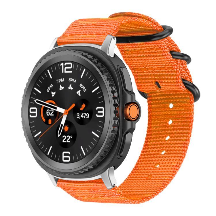 Bracelet de montre en toile de nylon à boucle annulaire xDfind, pour Samsung Galaxy Watch Ultra / Ultra 2025, pour Samsung Galaxy Watch8 / 8 Classic, pour Samsung Galaxy Watch 7 / 6 / 5 / FE, pour Samsung Galaxy Fit3 SM-R390