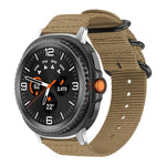 Bracelet de montre en toile de nylon à boucle annulaire xDfind, pour Samsung Galaxy Watch Ultra / Ultra 2025, pour Samsung Galaxy Watch8 / 8 Classic, pour Samsung Galaxy Watch 7 / 6 / 5 / FE, pour Samsung Galaxy Fit3 SM-R390
