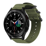 Bracelet de montre en toile de nylon à boucle annulaire xDfind, pour Samsung Galaxy Watch Ultra / Ultra 2025, pour Samsung Galaxy Watch8 / 8 Classic, pour Samsung Galaxy Watch 7 / 6 / 5 / FE, pour Samsung Galaxy Fit3 SM-R390