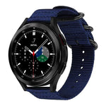 Bracelet de montre en toile de nylon à boucle annulaire xDfind, pour Samsung Galaxy Watch Ultra / Ultra 2025, pour Samsung Galaxy Watch8 / 8 Classic, pour Samsung Galaxy Watch 7 / 6 / 5 / FE, pour Samsung Galaxy Fit3 SM-R390