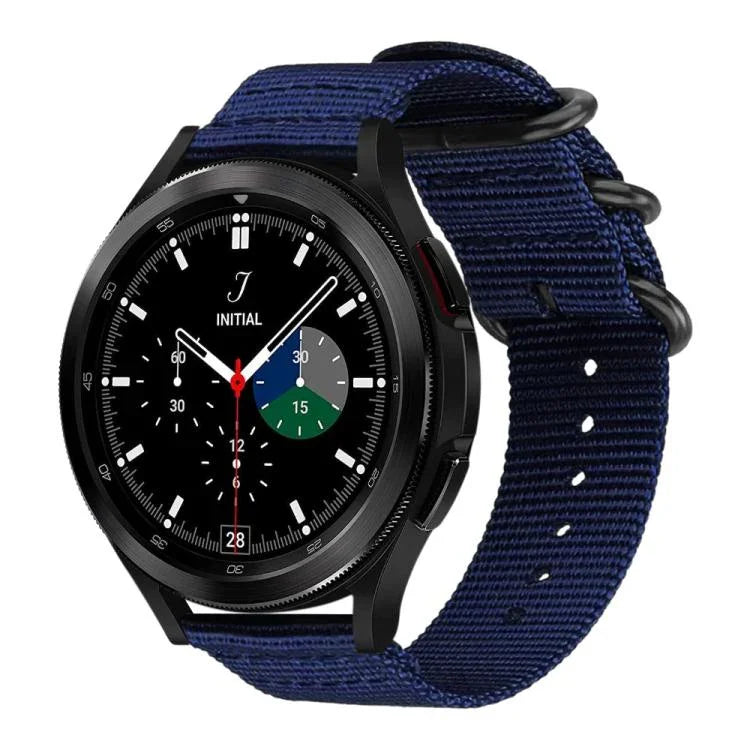 Bracelet de montre en toile de nylon à boucle annulaire xDfind, pour Samsung Galaxy Watch Ultra / Ultra 2025, pour Samsung Galaxy Watch8 / 8 Classic, pour Samsung Galaxy Watch 7 / 6 / 5 / FE, pour Samsung Galaxy Fit3 SM-R390