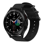 Bracelet de montre en toile de nylon à boucle annulaire xDfind, pour Samsung Galaxy Watch Ultra / Ultra 2025, pour Samsung Galaxy Watch8 / 8 Classic, pour Samsung Galaxy Watch 7 / 6 / 5 / FE, pour Samsung Galaxy Fit3 SM-R390