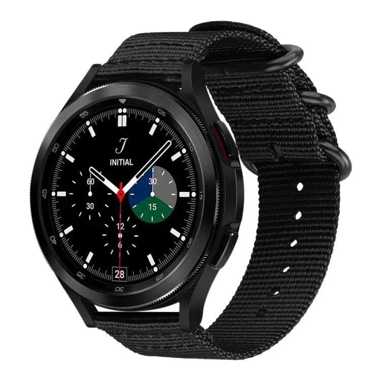 Bracelet de montre en toile de nylon à boucle annulaire xDfind, pour Samsung Galaxy Watch Ultra / Ultra 2025, pour Samsung Galaxy Watch8 / 8 Classic, pour Samsung Galaxy Watch 7 / 6 / 5 / FE, pour Samsung Galaxy Fit3 SM-R390