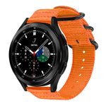 Bracelet de montre en toile de nylon à boucle annulaire xDfind, pour Samsung Galaxy Watch Ultra / Ultra 2025, pour Samsung Galaxy Watch8 / 8 Classic, pour Samsung Galaxy Watch 7 / 6 / 5 / FE, pour Samsung Galaxy Fit3 SM-R390