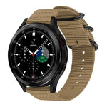 Bracelet de montre en toile de nylon à boucle annulaire xDfind, pour Samsung Galaxy Watch Ultra / Ultra 2025, pour Samsung Galaxy Watch8 / 8 Classic, pour Samsung Galaxy Watch 7 / 6 / 5 / FE, pour Samsung Galaxy Fit3 SM-R390