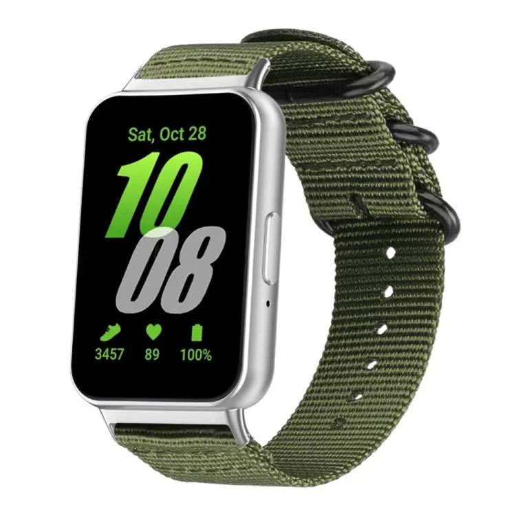 Bracelet de montre en toile de nylon à boucle annulaire xDfind, pour Samsung Galaxy Watch Ultra / Ultra 2025, pour Samsung Galaxy Watch8 / 8 Classic, pour Samsung Galaxy Watch 7 / 6 / 5 / FE, pour Samsung Galaxy Fit3 SM-R390