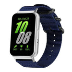 Bracelet de montre en toile de nylon à boucle annulaire xDfind, pour Samsung Galaxy Watch Ultra / Ultra 2025, pour Samsung Galaxy Watch8 / 8 Classic, pour Samsung Galaxy Watch 7 / 6 / 5 / FE, pour Samsung Galaxy Fit3 SM-R390
