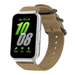 Bracelet de montre en toile de nylon à boucle annulaire xDfind, pour Samsung Galaxy Watch Ultra / Ultra 2025, pour Samsung Galaxy Watch8 / 8 Classic, pour Samsung Galaxy Watch 7 / 6 / 5 / FE, pour Samsung Galaxy Fit3 SM-R390