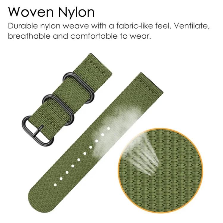 Bracelet de montre en toile de nylon à boucle annulaire xDfind, pour Samsung Galaxy Watch Ultra / Ultra 2025, pour Samsung Galaxy Watch8 / 8 Classic, pour Samsung Galaxy Watch 7 / 6 / 5 / FE, pour Samsung Galaxy Fit3 SM-R390