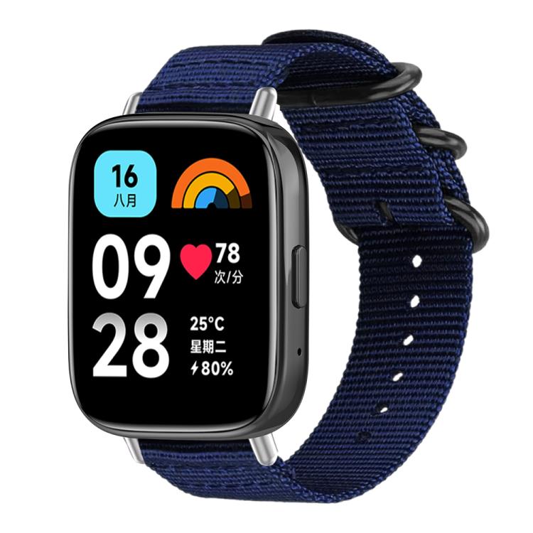 xDfind Ring Buckle Nylon Canvas Watch Band, For Xiaomi Band 10 Pro/9 Pro/Redmi Watch 6/5/4, For Redmi Watch 3 Active / Watch 3 Lite, For Redmi Watch 3
