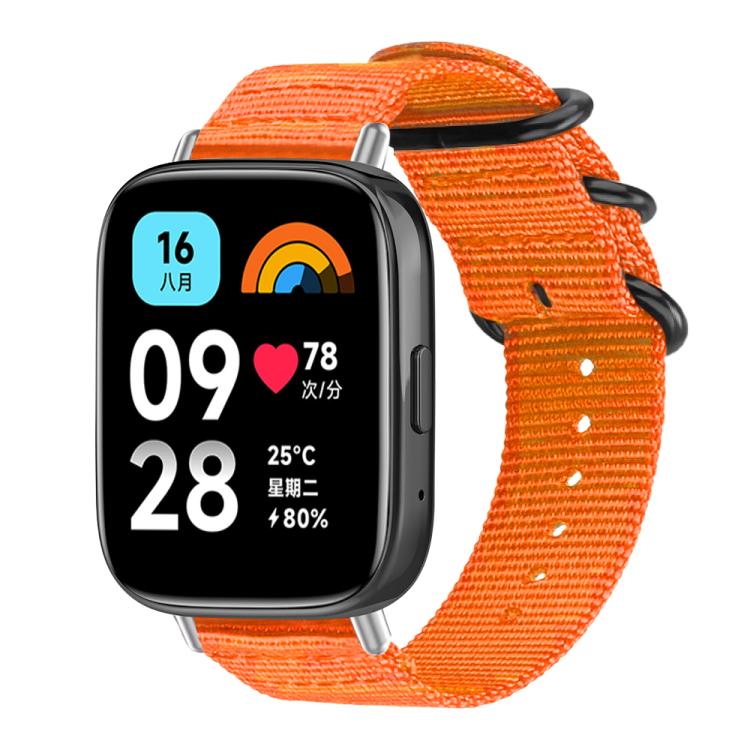 xDfind Ring Buckle Nylon Canvas Watch Band, For Xiaomi Band 10 Pro/9 Pro/Redmi Watch 6/5/4, For Redmi Watch 3 Active / Watch 3 Lite, For Redmi Watch 3