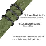 xDfind Ring Buckle Nylon Canvas Watch Band, For Xiaomi Band 10 Pro/9 Pro/Redmi Watch 6/5/4, For Redmi Watch 3 Active / Watch 3 Lite, For Redmi Watch 3