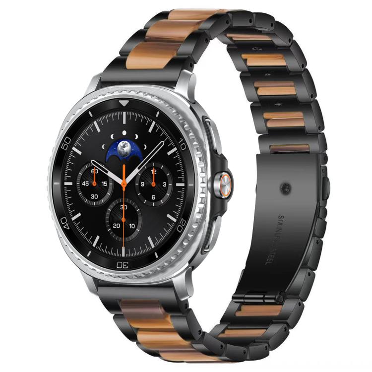 xDfind Three Beads Metal Resin Watch Band, For Samsung Galaxy Watch Ultra/Ultra 2025, For Samsung Galaxy Watch8 / 8 Classic, For Samsung Galaxy Watch 7 / 6 / 5 / FE