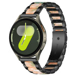 xDfind Three Beads Metal Resin Watch Band, For Samsung Galaxy Watch Ultra/Ultra 2025, For Samsung Galaxy Watch8 / 8 Classic, For Samsung Galaxy Watch 7 / 6 / 5 / FE