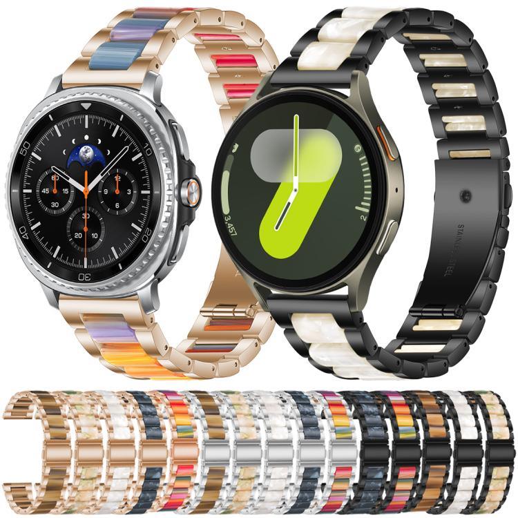 Bracelet de montre xDfind à trois perles en résine et métal, pour Samsung Galaxy Fit3 SM-R390