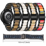 Bracelet de montre xDfind à trois perles en résine et métal, pour Samsung Galaxy Fit3 SM-R390