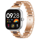 xDfind Three Beads Metal Resin Watch Band, For Redmi Watch6/5/4/Xiaomi Band 9 Pro/8 Pro, For Xiaomi Smart Band 10 / 9 / 8, For Redmi Watch 3