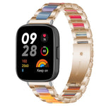 xDfind Three Beads Metal Resin Watch Band, For Redmi Watch6/5/4/Xiaomi Band 9 Pro/8 Pro, For Xiaomi Smart Band 10 / 9 / 8, For Redmi Watch 3