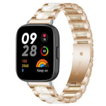 xDfind Three Beads Metal Resin Watch Band, For Redmi Watch6/5/4/Xiaomi Band 9 Pro/8 Pro, For Xiaomi Smart Band 10 / 9 / 8, For Redmi Watch 3