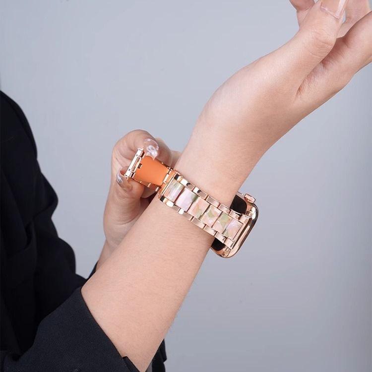 xDfind Three Beads Metal Resin Watch Band, For Redmi Watch6/5/4/Xiaomi Band 9 Pro/8 Pro, For Xiaomi Smart Band 10 / 9 / 8, For Redmi Watch 3