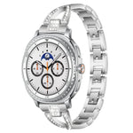 Bracelet de montre xDfind en métal serti de diamants en forme de X, à une rangée, compatible avec Samsung Galaxy Watch Ultra/Ultra 2025, Samsung Galaxy Watch8/8 Classic et Samsung Galaxy Watch 7/6/5/FE
