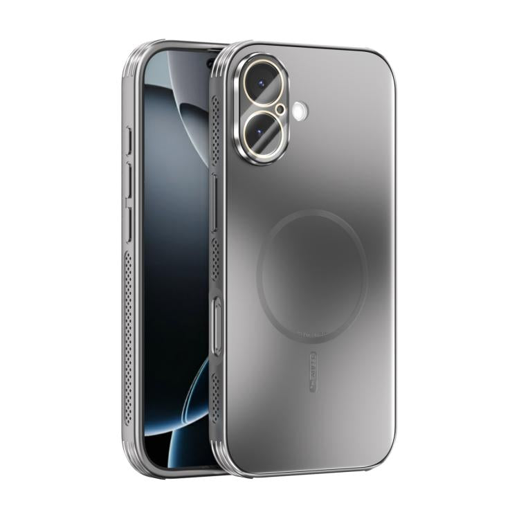 Coque de téléphone MagSafe ABEEL givrée avec dissipation thermique et film pour objectif, Pour iPhone 17e / 16e, Pour iPhone 17 Pro Max, Pour iPhone 17 Pro, Pour iPhone 17, Pour iPhone Air, Pour iPhone 16 Pro Max, Pour iPhone 16 Pro, Pour iPhone 16 Plus