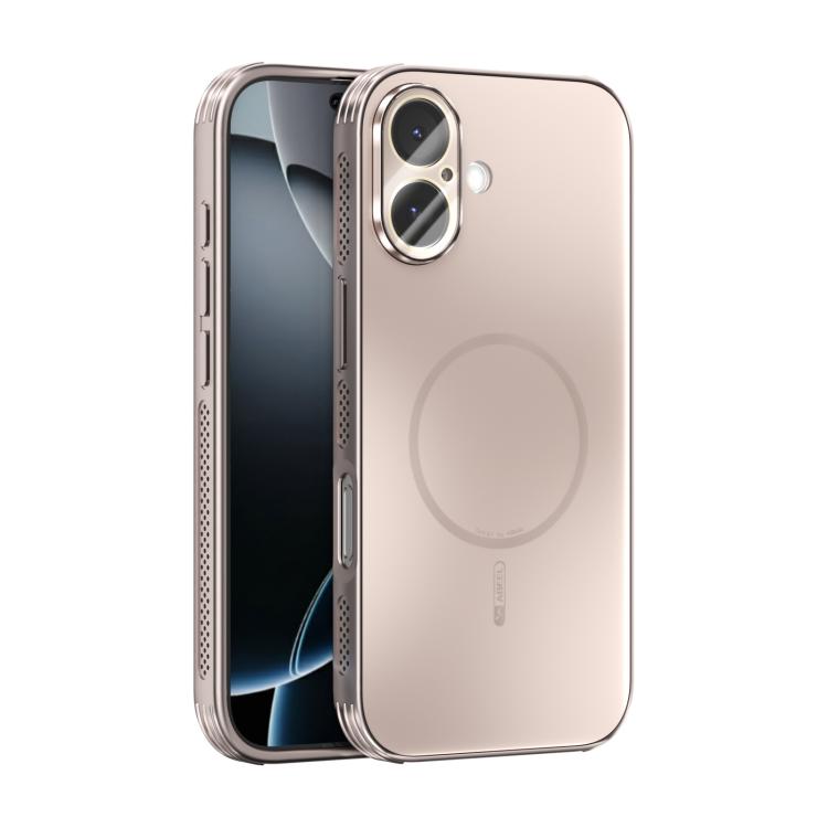Coque de téléphone MagSafe ABEEL givrée avec dissipation thermique et film pour objectif, Pour iPhone 17e / 16e, Pour iPhone 17 Pro Max, Pour iPhone 17 Pro, Pour iPhone 17, Pour iPhone Air, Pour iPhone 16 Pro Max, Pour iPhone 16 Pro, Pour iPhone 16 Plus