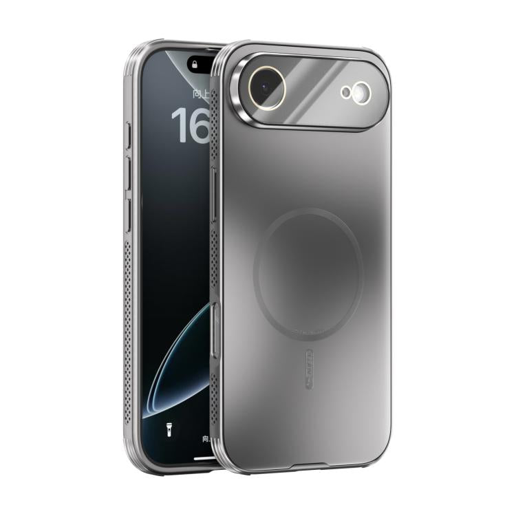 Coque de téléphone MagSafe ABEEL givrée avec dissipation thermique et film pour objectif, Pour iPhone 17e / 16e, Pour iPhone 17 Pro Max, Pour iPhone 17 Pro, Pour iPhone 17, Pour iPhone Air, Pour iPhone 16 Pro Max, Pour iPhone 16 Pro, Pour iPhone 16 Plus
