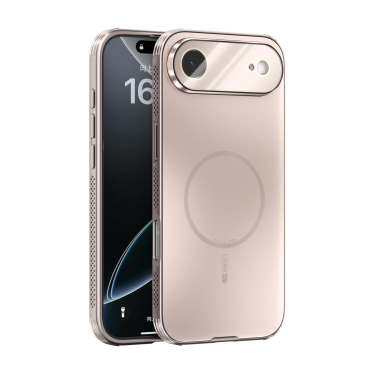Coque de téléphone MagSafe ABEEL givrée avec dissipation thermique et film pour objectif, Pour iPhone 17e / 16e, Pour iPhone 17 Pro Max, Pour iPhone 17 Pro, Pour iPhone 17, Pour iPhone Air, Pour iPhone 16 Pro Max, Pour iPhone 16 Pro, Pour iPhone 16 Plus