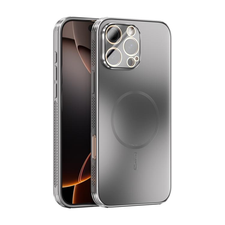 Coque de téléphone MagSafe ABEEL givrée avec dissipation thermique et film pour objectif, Pour iPhone 17e / 16e, Pour iPhone 17 Pro Max, Pour iPhone 17 Pro, Pour iPhone 17, Pour iPhone Air, Pour iPhone 16 Pro Max, Pour iPhone 16 Pro, Pour iPhone 16 Plus