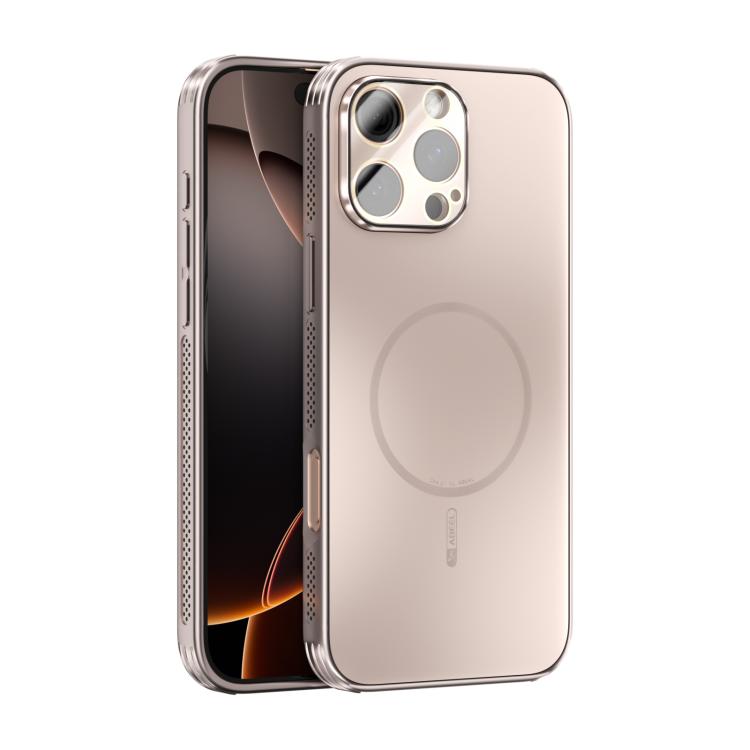 Coque de téléphone MagSafe ABEEL givrée avec dissipation thermique et film pour objectif, Pour iPhone 17e / 16e, Pour iPhone 17 Pro Max, Pour iPhone 17 Pro, Pour iPhone 17, Pour iPhone Air, Pour iPhone 16 Pro Max, Pour iPhone 16 Pro, Pour iPhone 16 Plus