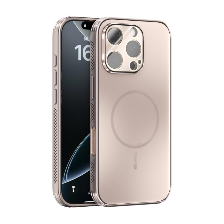 Coque de téléphone MagSafe ABEEL givrée avec dissipation thermique et film pour objectif, Pour iPhone 17e / 16e, Pour iPhone 17 Pro Max, Pour iPhone 17 Pro, Pour iPhone 17, Pour iPhone Air, Pour iPhone 16 Pro Max, Pour iPhone 16 Pro, Pour iPhone 16 Plus