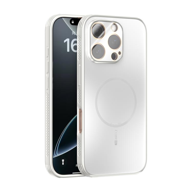 Coque de téléphone MagSafe ABEEL givrée avec dissipation thermique et film pour objectif, Pour iPhone 17e / 16e, Pour iPhone 17 Pro Max, Pour iPhone 17 Pro, Pour iPhone 17, Pour iPhone Air, Pour iPhone 16 Pro Max, Pour iPhone 16 Pro, Pour iPhone 16 Plus