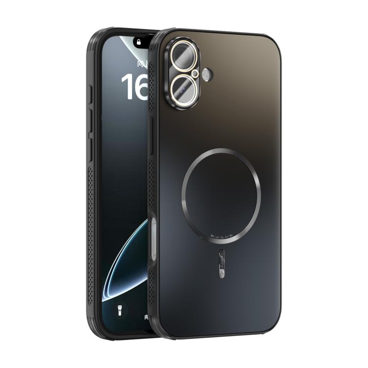 Coque de téléphone MagSafe ABEEL givrée avec dissipation thermique et film pour objectif, Pour iPhone 17e / 16e, Pour iPhone 17 Pro Max, Pour iPhone 17 Pro, Pour iPhone 17, Pour iPhone Air, Pour iPhone 16 Pro Max, Pour iPhone 16 Pro, Pour iPhone 16 Plus