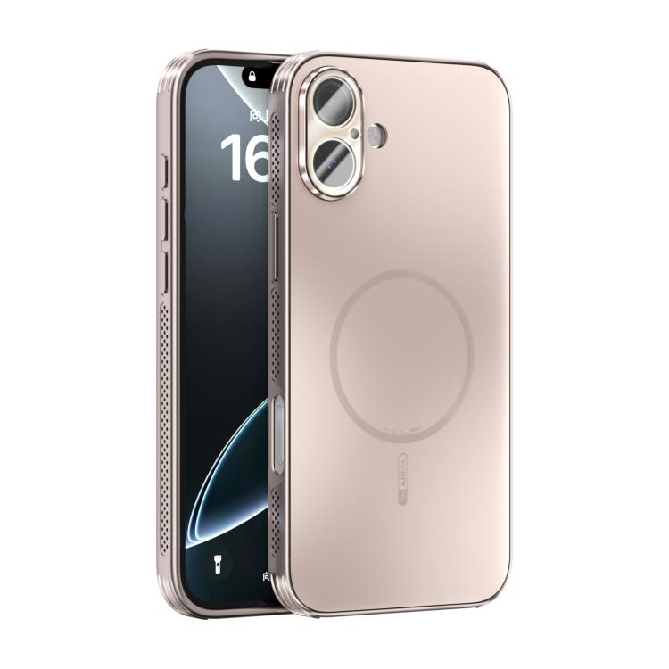 Coque de téléphone MagSafe ABEEL givrée avec dissipation thermique et film pour objectif, Pour iPhone 17e / 16e, Pour iPhone 17 Pro Max, Pour iPhone 17 Pro, Pour iPhone 17, Pour iPhone Air, Pour iPhone 16 Pro Max, Pour iPhone 16 Pro, Pour iPhone 16 Plus
