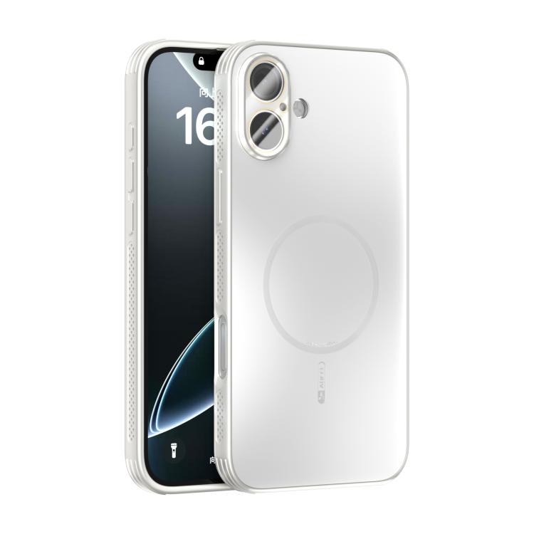 Coque de téléphone MagSafe ABEEL givrée avec dissipation thermique et film pour objectif, Pour iPhone 17e / 16e, Pour iPhone 17 Pro Max, Pour iPhone 17 Pro, Pour iPhone 17, Pour iPhone Air, Pour iPhone 16 Pro Max, Pour iPhone 16 Pro, Pour iPhone 16 Plus