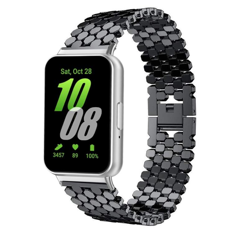 Bracelet de montre en métal à texture écailles de poisson xDfind, compatible avec Samsung Galaxy Watch Ultra/Ultra 2025, Samsung Galaxy Watch8/8 Classic, Samsung Galaxy Watch7/FE/6/5/4 et Samsung Galaxy Fit3.
