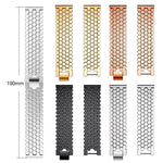 Bracelet de montre en métal à texture écailles de poisson xDfind, compatible avec Samsung Galaxy Watch Ultra/Ultra 2025, Samsung Galaxy Watch8/8 Classic, Samsung Galaxy Watch7/FE/6/5/4 et Samsung Galaxy Fit3.