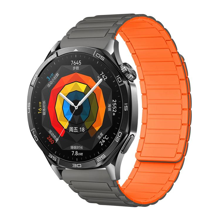 xDfind I-shaped Magnetic Silicone Watch Band, 14mm, 18mm, 20mm, 22mm