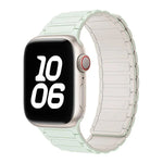 Bracelet de montre magnétique en silicone en forme de I xDfind, compatible avec Apple Watch 42/44/45/46/49 mm et Apple Watch 38/40/41/S10 42 mm.