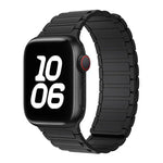 Bracelet de montre magnétique en silicone en forme de I xDfind, compatible avec Apple Watch 42/44/45/46/49 mm et Apple Watch 38/40/41/S10 42 mm.