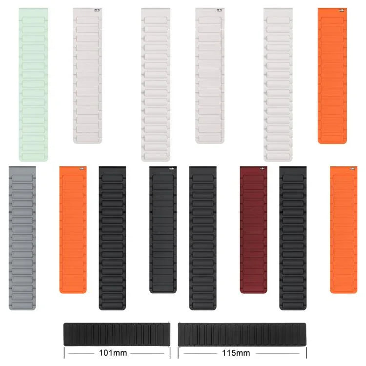 Bracelet de montre magnétique en silicone en forme de I xDfind, compatible avec Apple Watch 42/44/45/46/49 mm et Apple Watch 38/40/41/S10 42 mm.