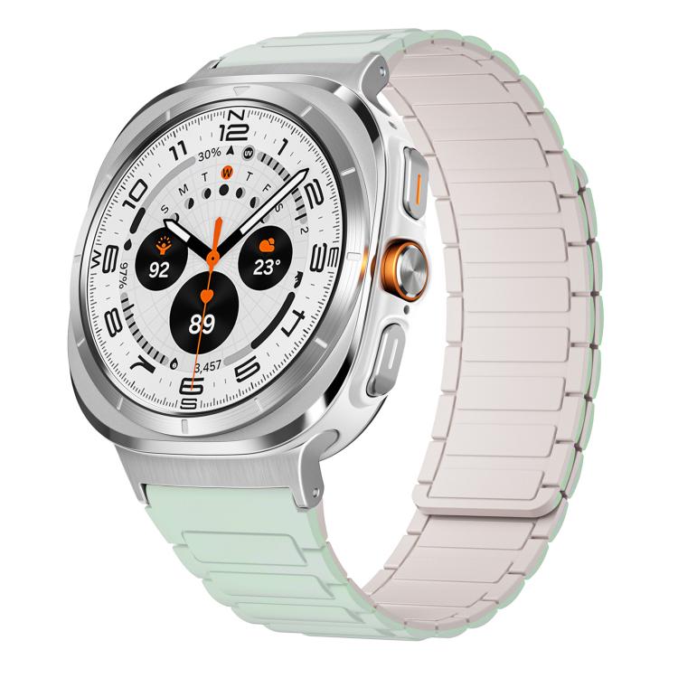 Bracelet de montre magnétique en silicone en forme de I xDfind, compatible avec Samsung Galaxy Watch Ultra / Ultra 2025, Samsung Galaxy Watch8 / 8 Classic et Samsung Galaxy Fit3 SM-R390