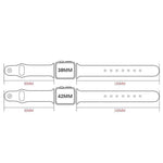Bracelet de montre xDfind en cuir véritable avec boucle à rivets, compatible avec Apple Watch 42/44/45/46/49 mm et Apple Watch 38/40/41/S10 42 mm.