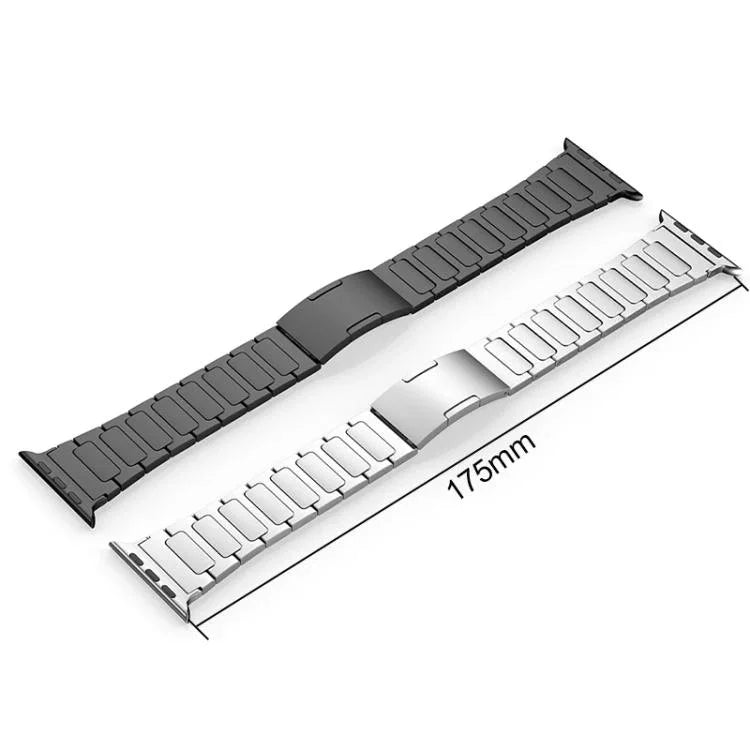 Bracelet de montre xDfind en acier inoxydable avec boucle en forme de I, pour Apple Watch 42/44/45/46/49 mm