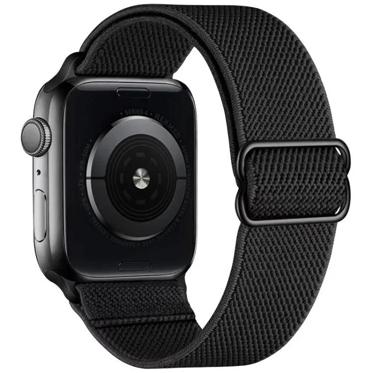 Bracelet de montre en nylon élastique à boucle coulissante réglable xDfind, compatible avec Apple Watch 42/44/45/46/49 mm et Apple Watch 38/40/41/S10 42 mm.