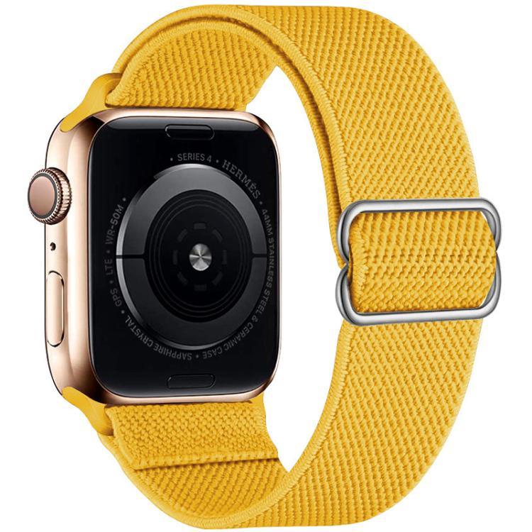 Bracelet de montre en nylon élastique à boucle coulissante réglable xDfind, compatible avec Apple Watch 42/44/45/46/49 mm et Apple Watch 38/40/41/S10 42 mm.