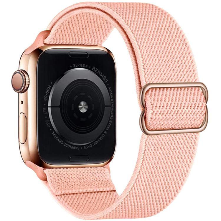 Bracelet de montre en nylon élastique à boucle coulissante réglable xDfind, compatible avec Apple Watch 42/44/45/46/49 mm et Apple Watch 38/40/41/S10 42 mm.