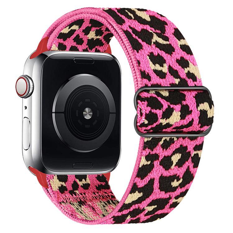 Bracelet de montre en nylon élastique à boucle coulissante réglable xDfind, compatible avec Apple Watch 42/44/45/46/49 mm et Apple Watch 38/40/41/S10 42 mm.