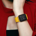 Bracelet de montre en nylon élastique à boucle coulissante réglable xDfind, compatible avec Apple Watch 42/44/45/46/49 mm et Apple Watch 38/40/41/S10 42 mm.